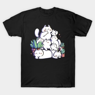 pile of cats ( darks ) T-Shirt